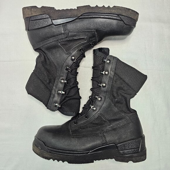 Rocky 6129 Hot Weather Safety Boot Steel Toe Vibram Black Unisex M 6.5R W 8.5R main image 6